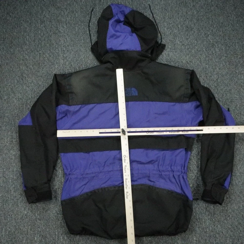 The North Face Jacket Mens Large Black Purple Steep Tech Hooded Scot Schmidt *